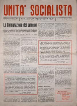 &quot;Unità socialista&quot; - 1966