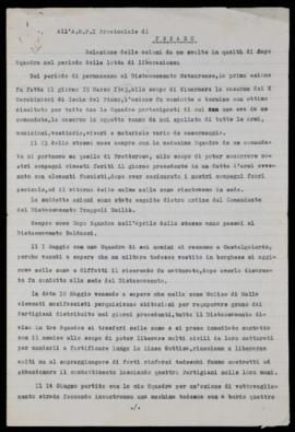 Dichiarazione attività  Dino Botta - 1947