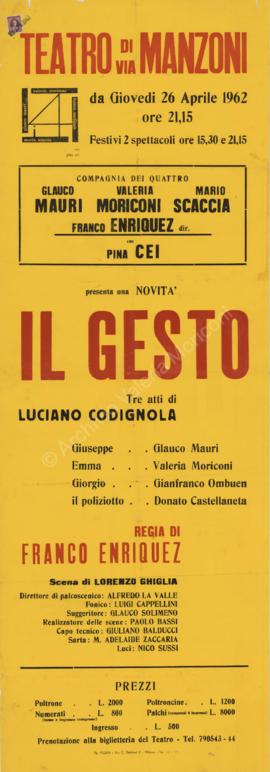 &quot;Il gesto&quot;