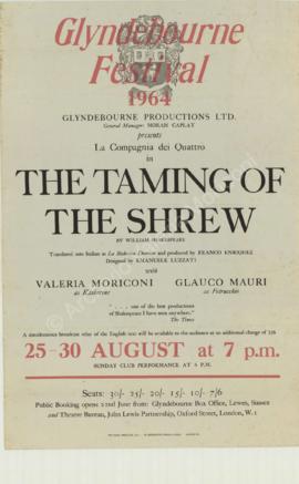 &quot;The taming of the shrew&quot;