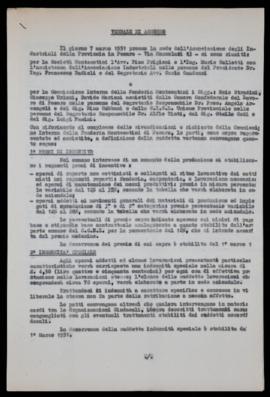 Accordo Fonderia Montecatini - 1951