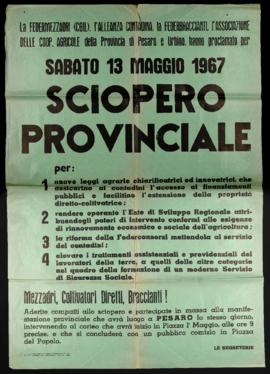 &quot;Sciopero provinciale&quot; - 1967