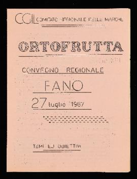&quot;Convegno regionale Fano&quot; - 1967