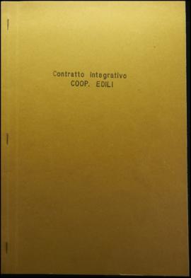 &quot;Contratto integrativo Coop. edili&quot; - 1986
