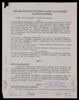 Contratto integrativo provinciale dipendenti alberghi e pensioni - 1963