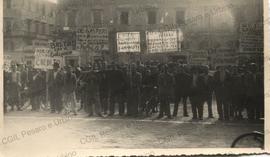 Manifestazione contro la disoccupazione - [1950?]