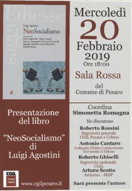 “Presentazione del libro neo socialismo” - 2019