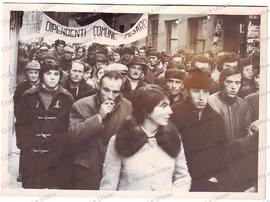 Sfilata del corteo in Corso XI Settembre - 1973