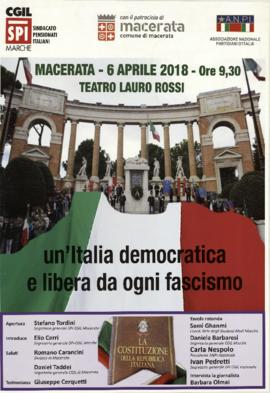 “Un’Italia democratica e libera da ogni fascismo” - 2018
