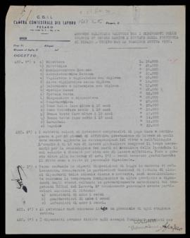 Accordo dipendenti colonie marine e montane - 1950