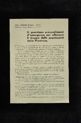 Risoluzione del Comitato esecutivo - 1963