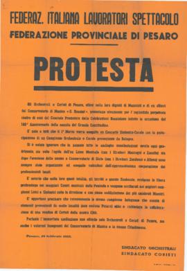 &quot;Protesta&quot; - 1952