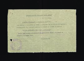 [Lettera del comandante della Brigata Garibaldi Bruno Lugli sul cambiamento di denominazione dell...