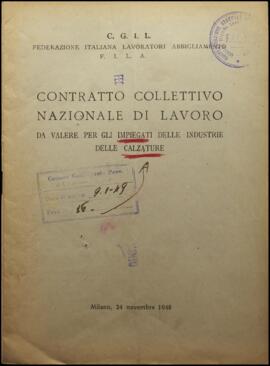 Contratto collettivo nazionale di lavoro da valere per gli impiegati delle industrie delle calzature