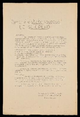 "Perché è stato sospeso lo sciopero" - [1967]
