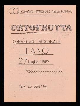 "Convegno regionale Fano" - 1967