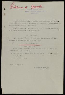 "Relazione di Giancarli"