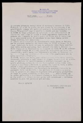 "Comunicato stampa" - 1982