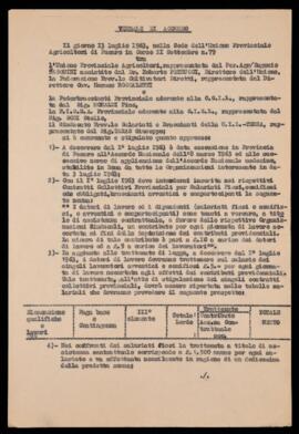 "Verbale di accordo" - 1963