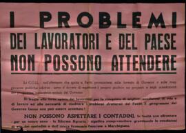 "I problemi dei lavoratori non possono attendere" - [1964]