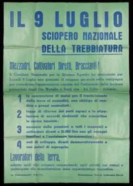 "Sciopero nazionale della trebbiatura" - [1962]