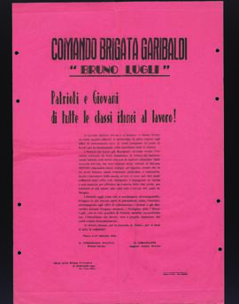 "Patrioti e Giovani di tutte le classi idonei al lavoro!"
