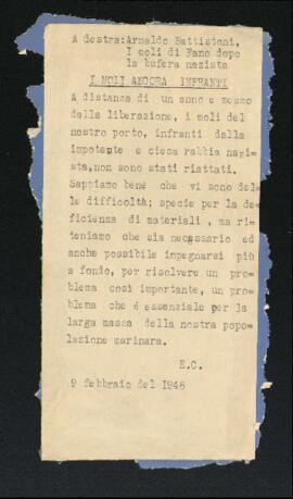 "I moli ancora infranti"
